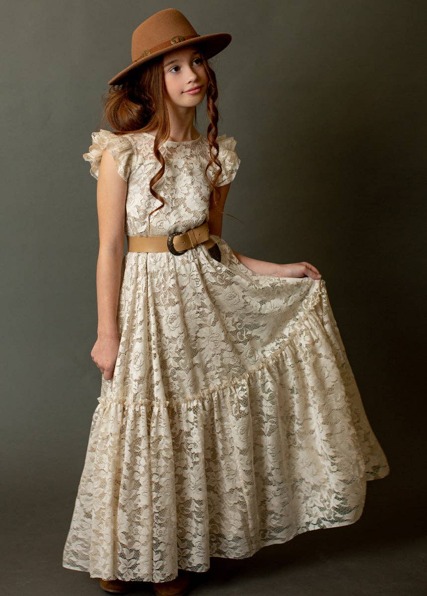 Joyfolie - Kid's Angie Dress in Magnolia