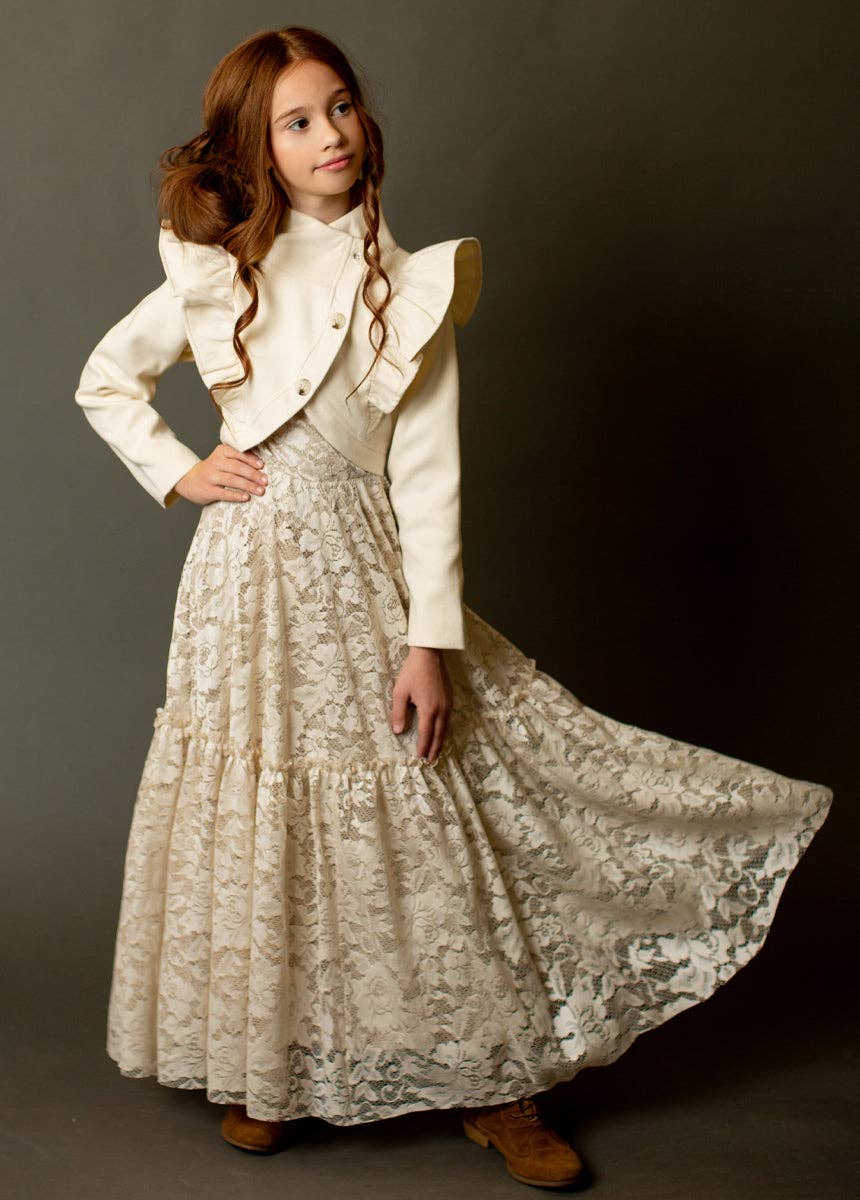 Joyfolie - Kid's Angie Dress in Magnolia