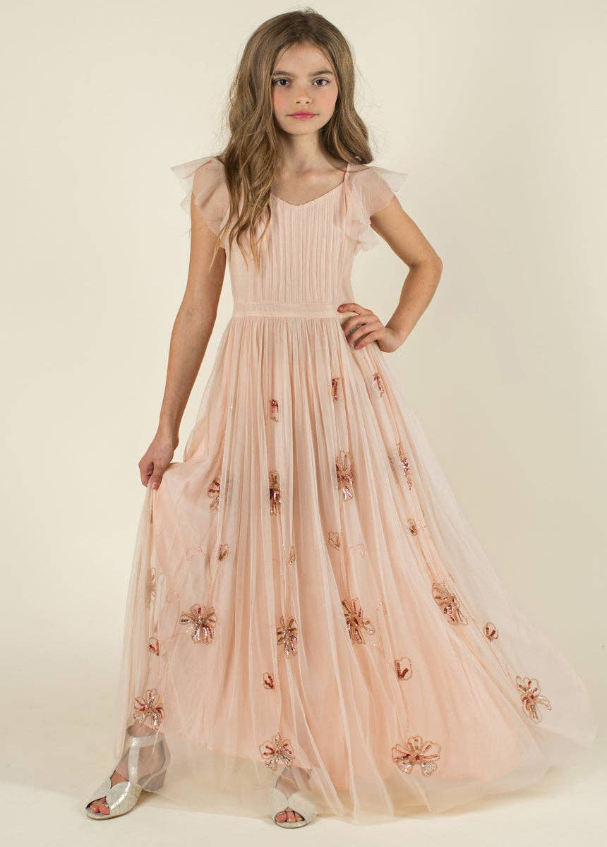 Joyfolie - Kid's Kristine Dress in Blush