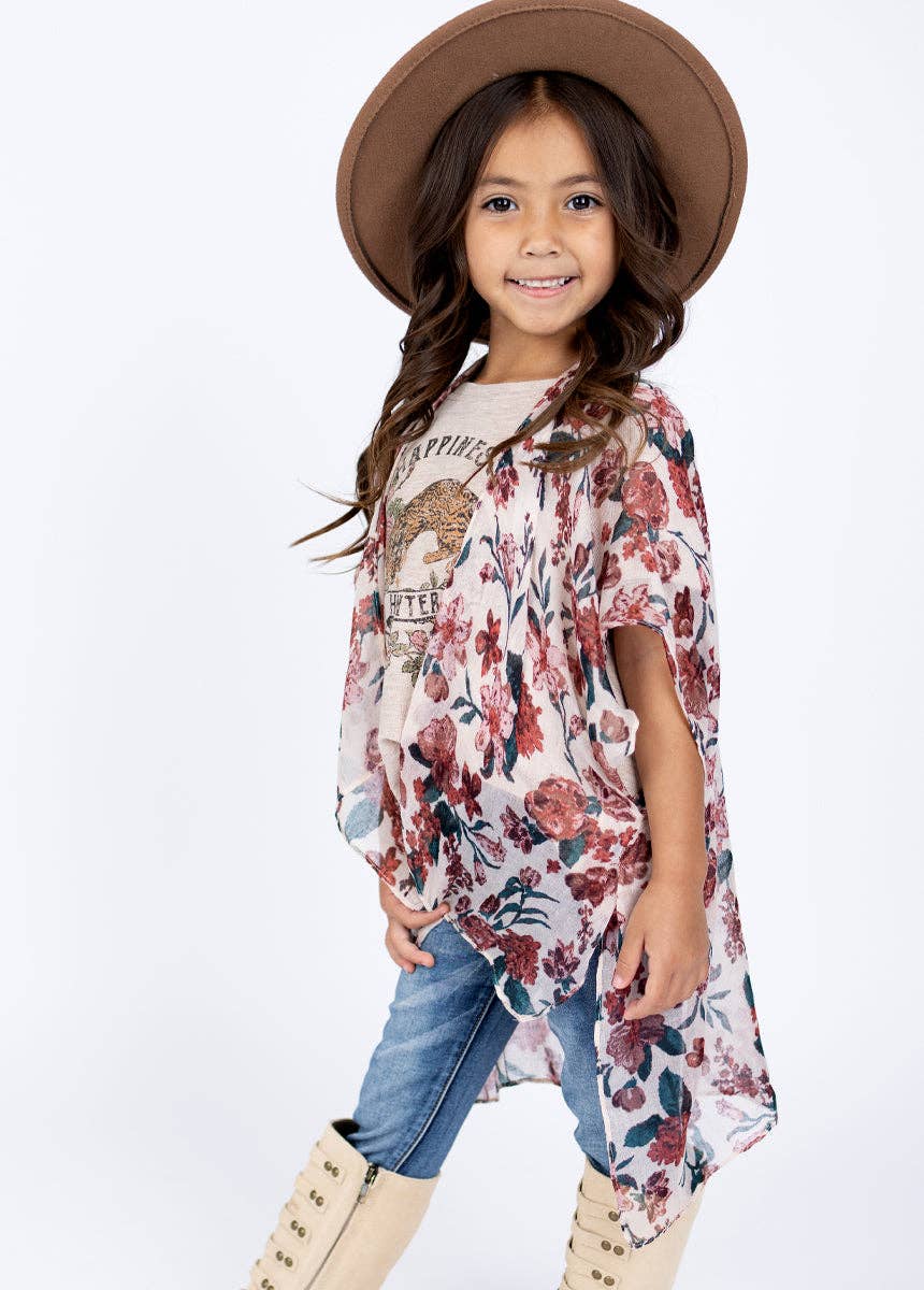Joyfolie - Toddler Avalon Duster in Fall Floral