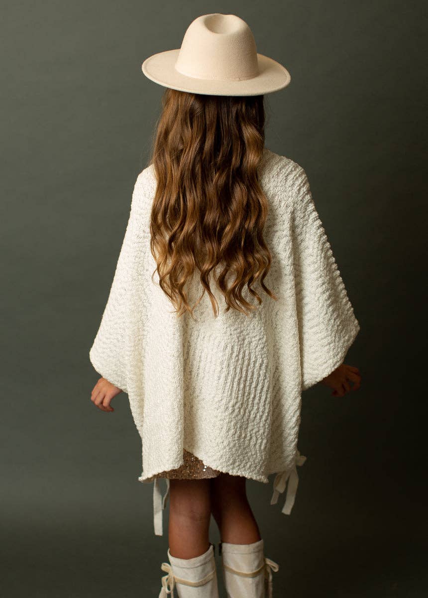 Joyfolie - Kid's Antonietta Cardigan in Cream