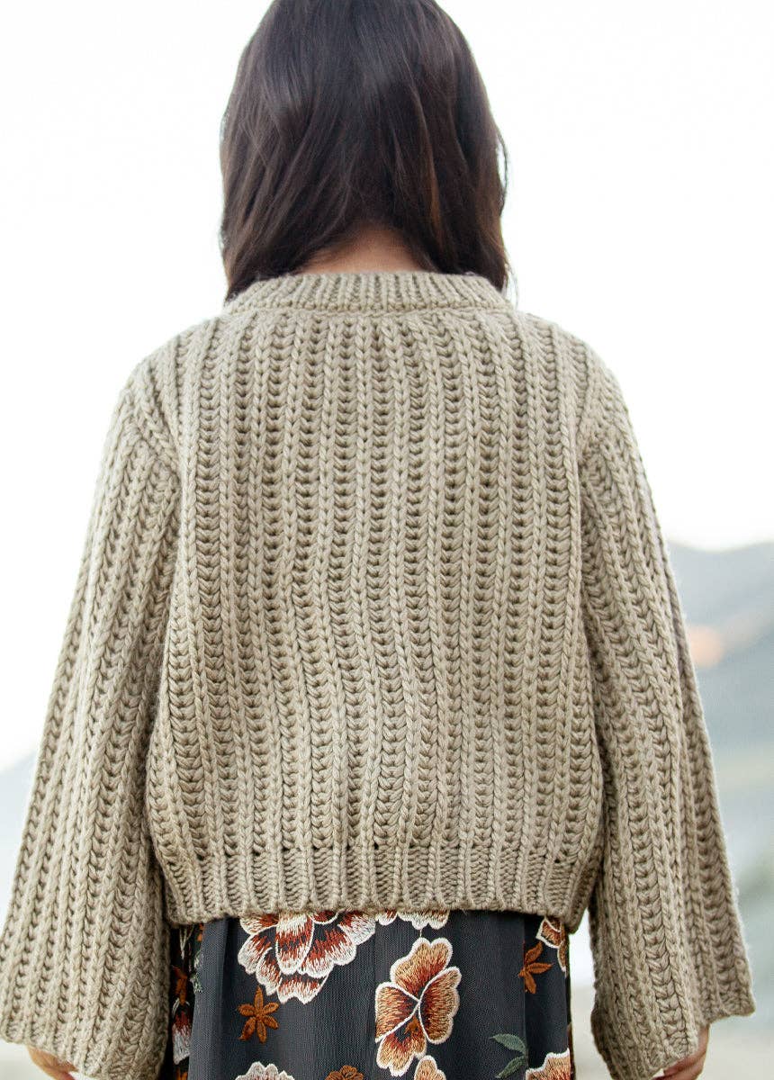 Joyfolie - Kid's Emily Sweater in Dune