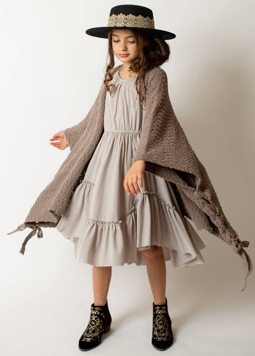 Joyfolie - Kid's Adrianna Dress in Dove