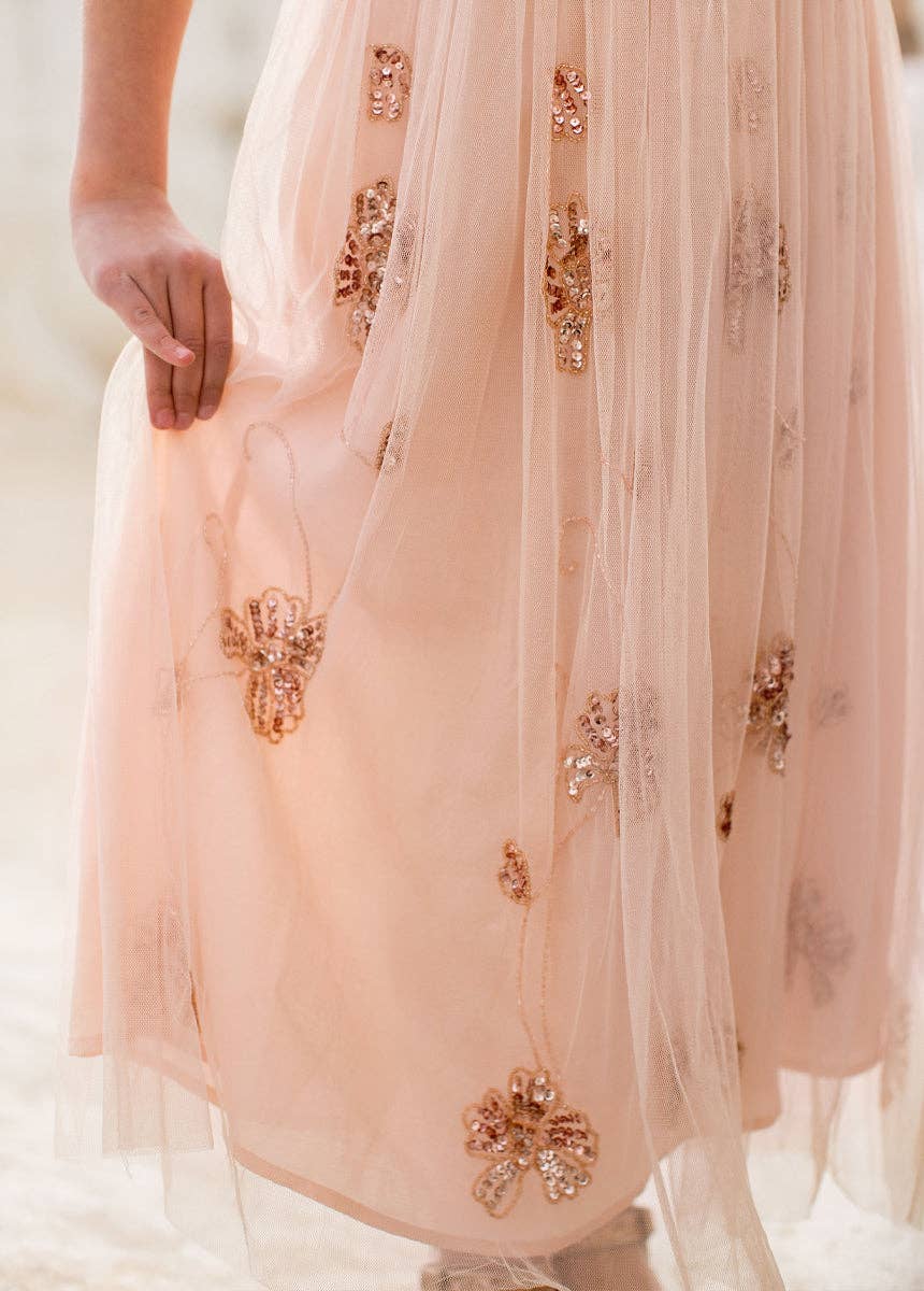 Joyfolie - Kid's Kristine Dress in Blush