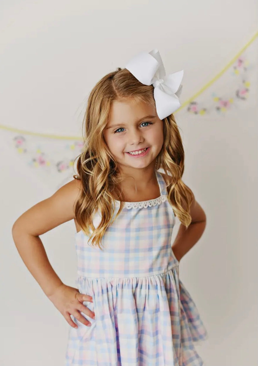 Girls Spring Tunic Top and Shorts Set