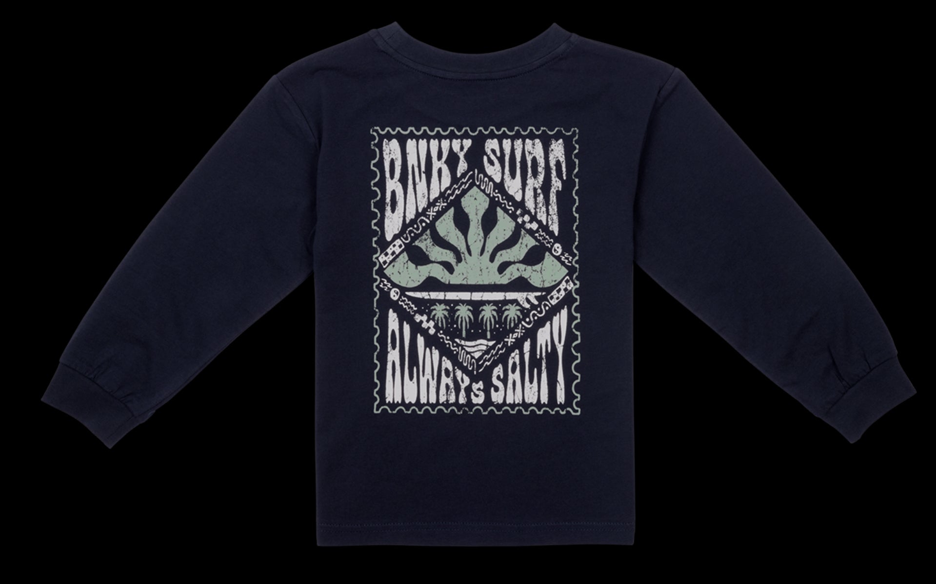 BinkyBro - Always Salty Long Sleeve Graphic T-Shirt