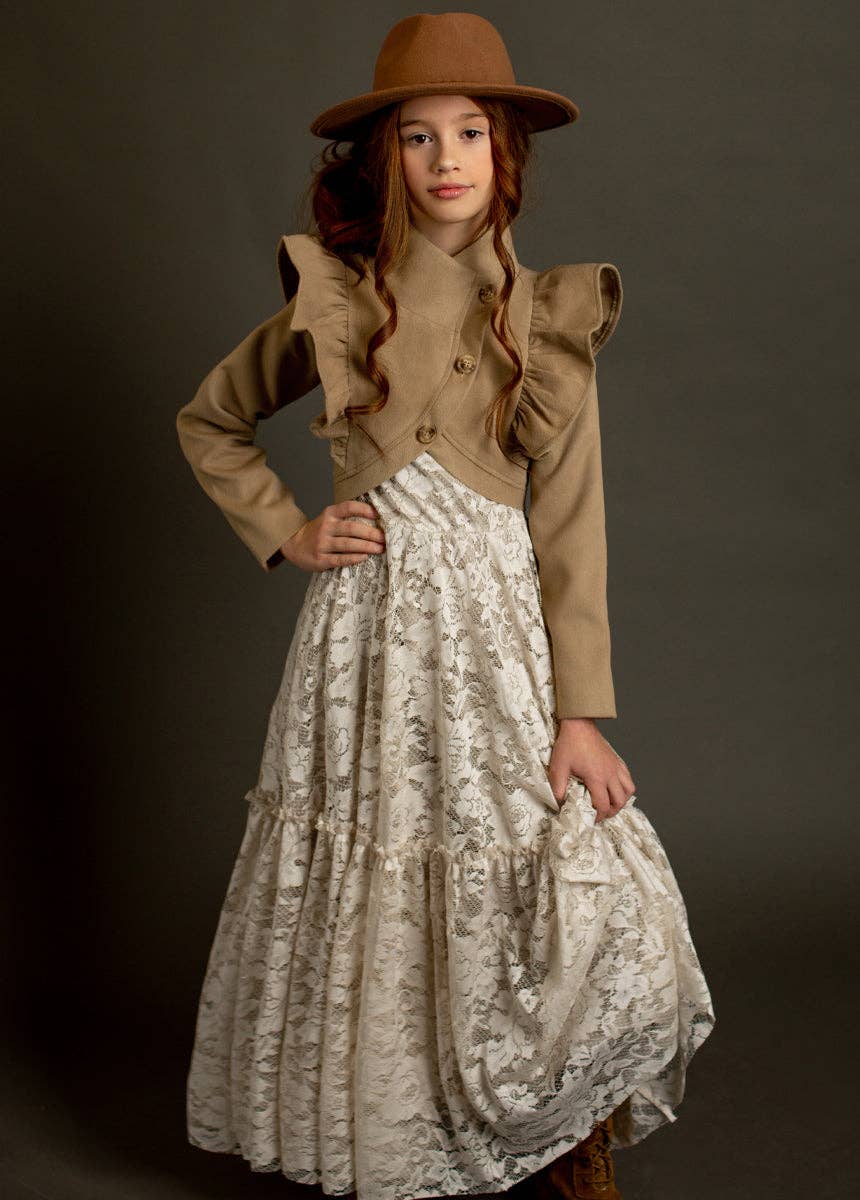 Joyfolie - Kid's Angie Dress in Magnolia