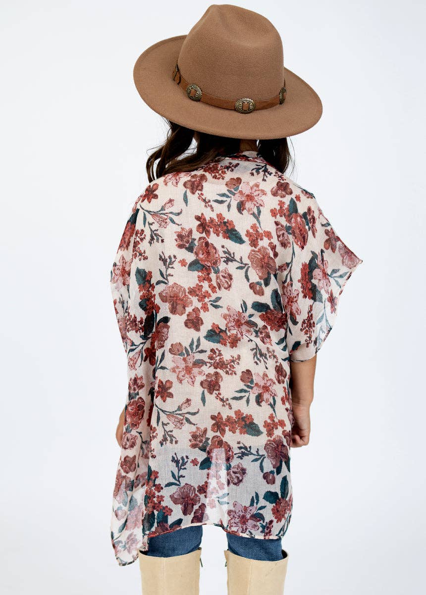Joyfolie - Toddler Avalon Duster in Fall Floral