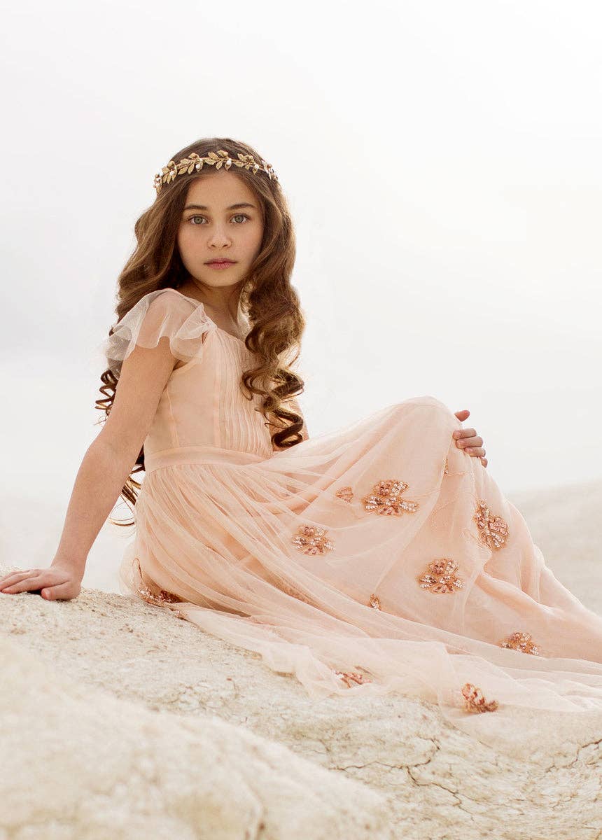 Joyfolie - Kid's Kristine Dress in Blush