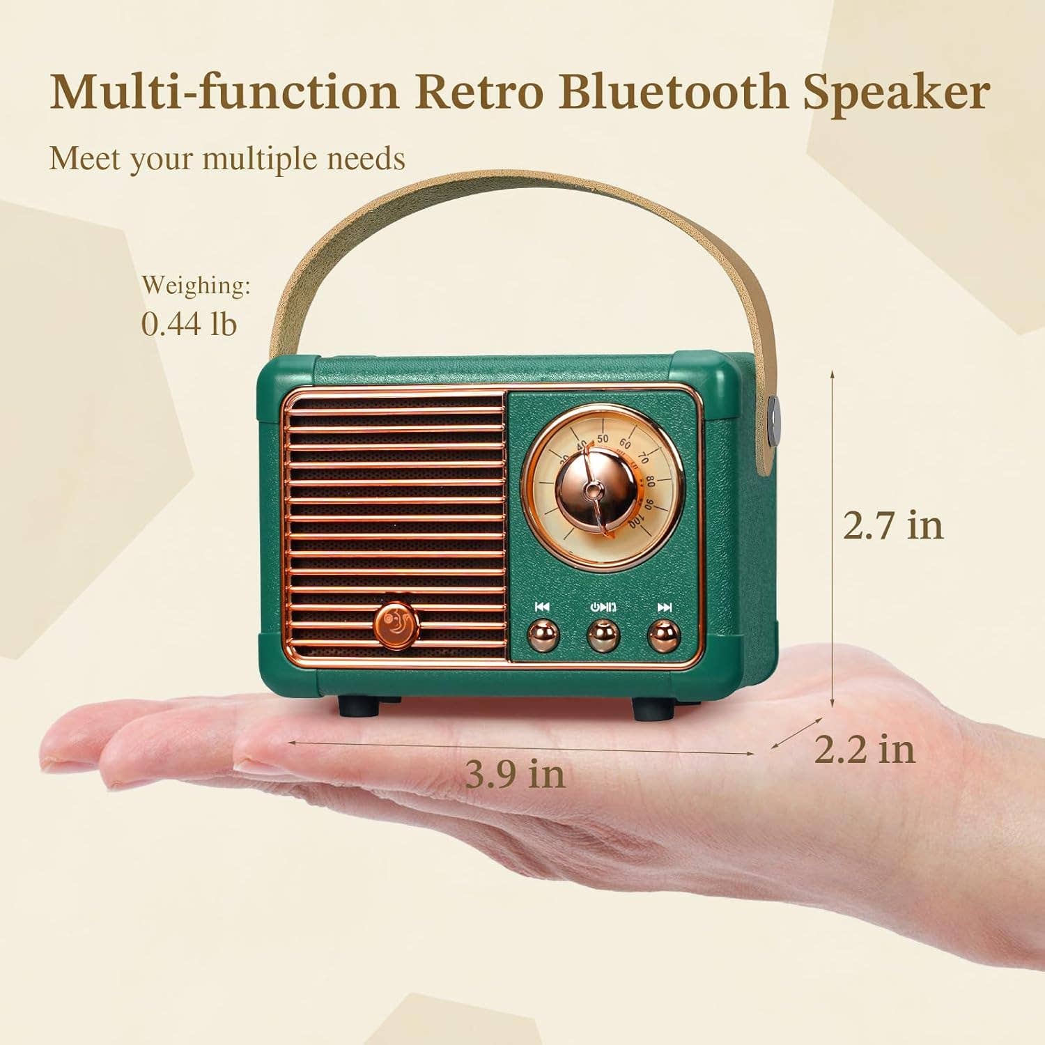 Tech Trendz - Vintage Bluetooth Speaker