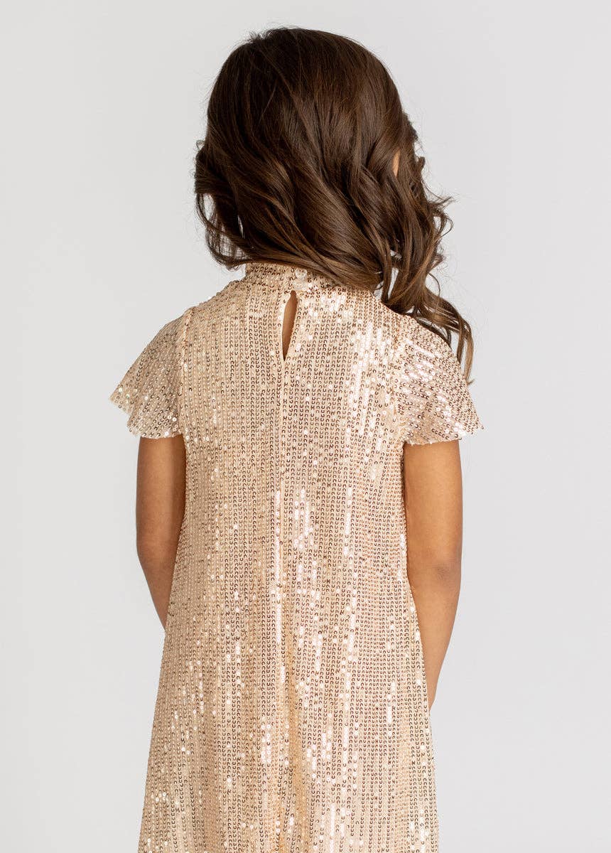 Joyfolie - Toddler Chele Dress in Champagne