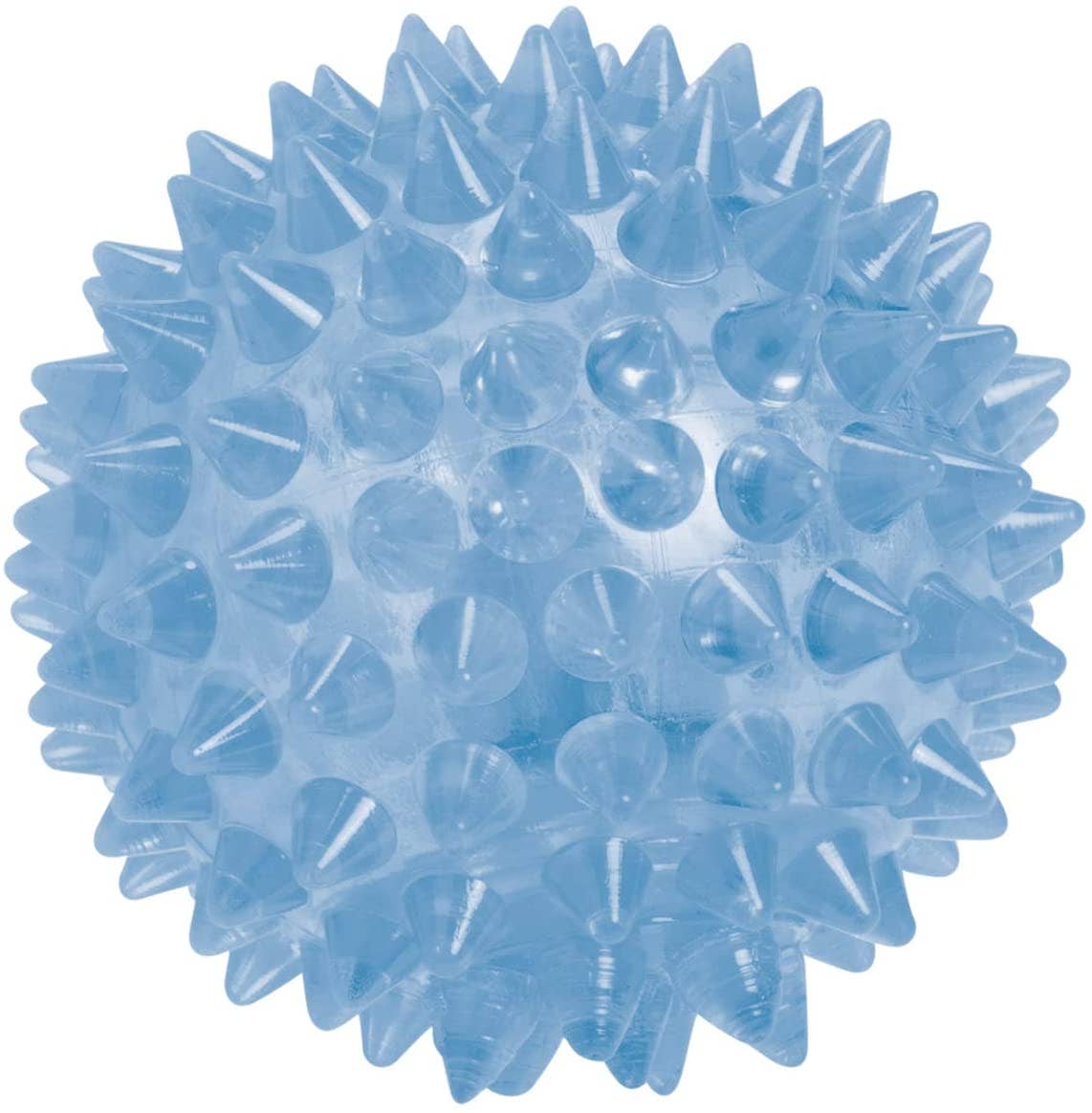 Toysmith - Flashing Spiky Ball, Bouncy, Squeezy, Tactile Toy