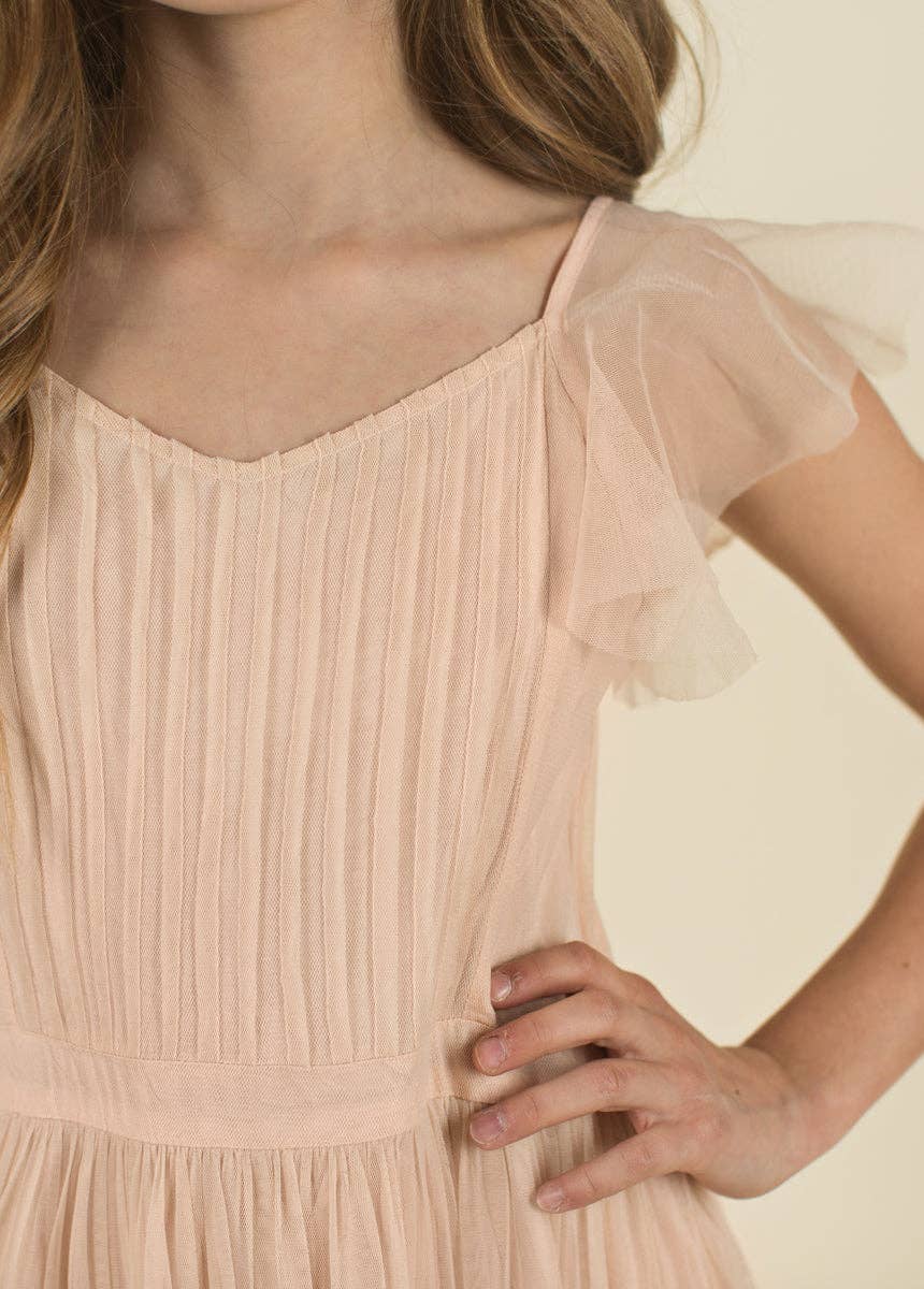 Joyfolie - Kid's Kristine Dress in Blush