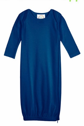 Blank Unisex Long Sleeve Infant Gown with Hidden Zipper