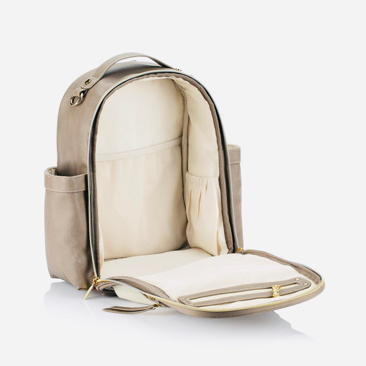 Vanilla Latte Itzy Mini Diaper Bag Backpack