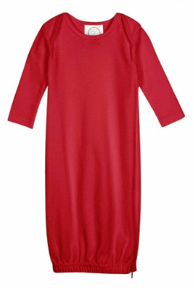 Blank Unisex Long Sleeve Infant Gown with Hidden Zipper