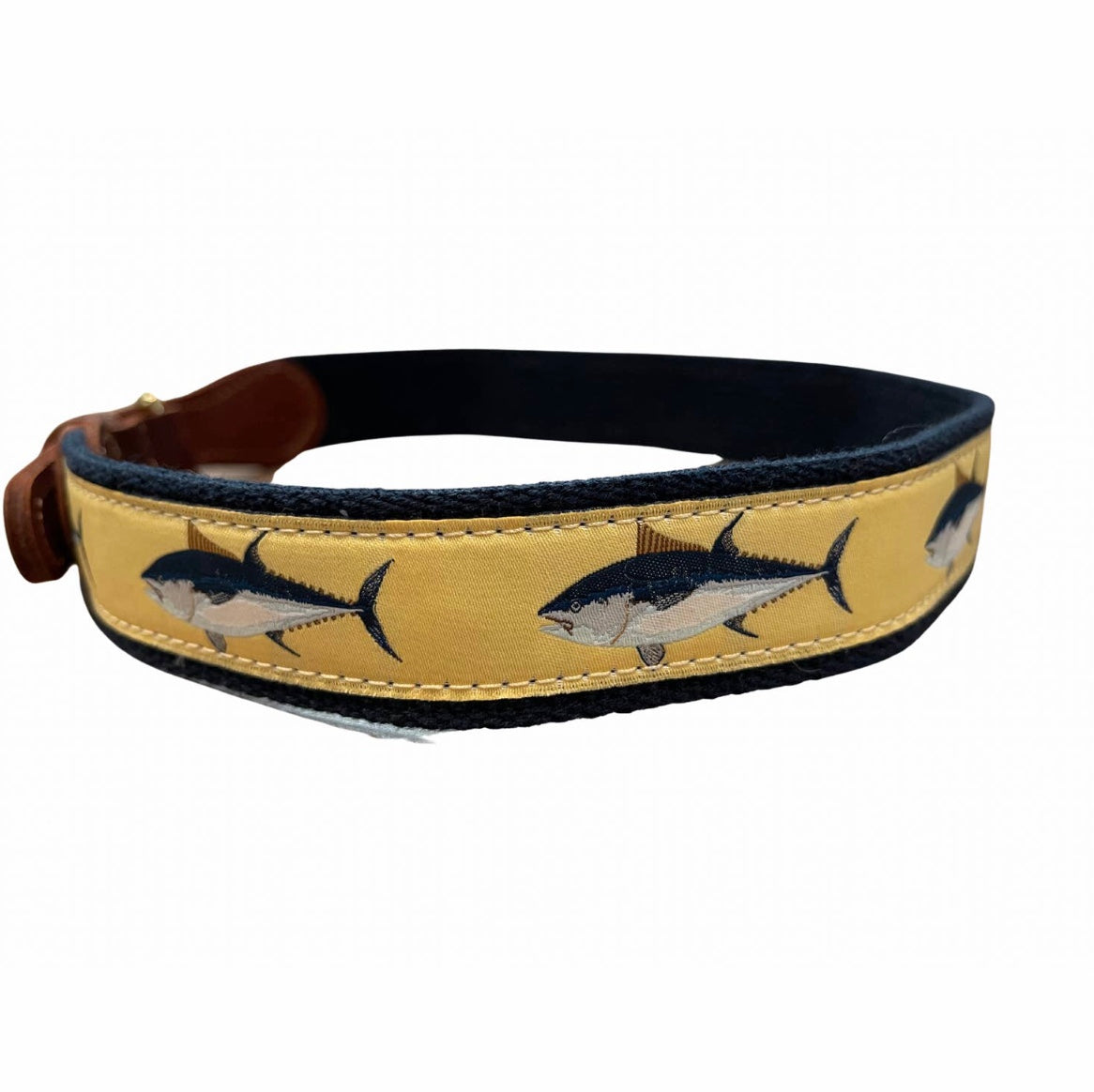 Yellow Tuna Ribbon Belt