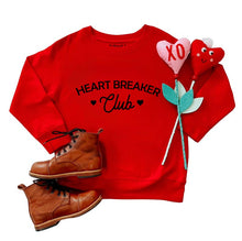 Load image into Gallery viewer, Heart Breaker Club | Boys Valentines Day Sweatshirt
