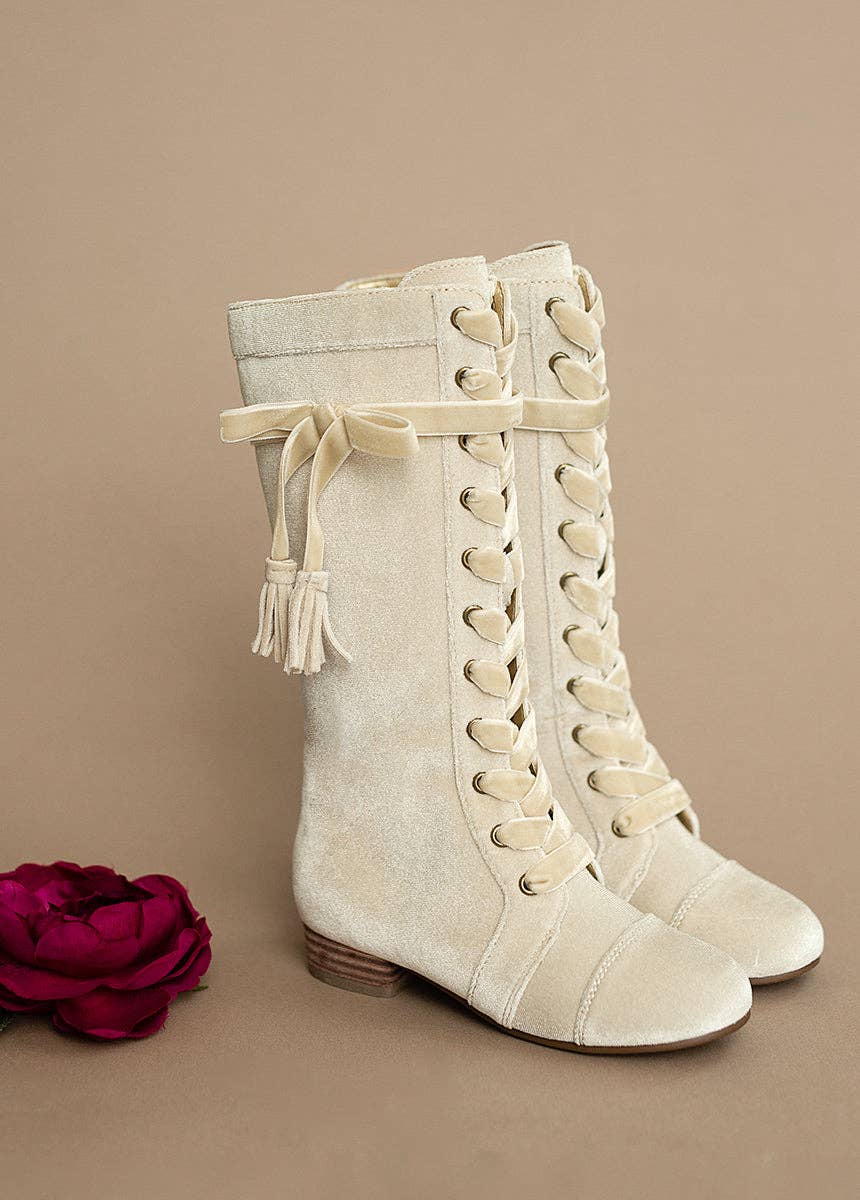 Joyfolie - Kid's Marija Tall Boot in Champagne