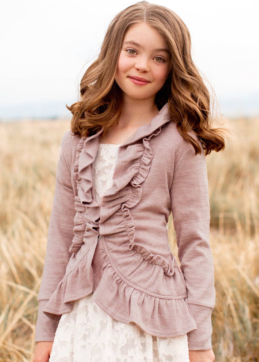 Joyfolie - Kid's Trinity Jacket in Dusty Lilac