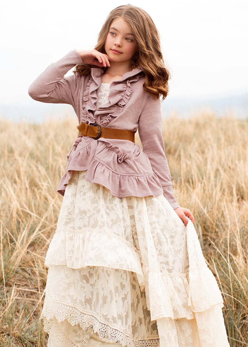 Joyfolie - Kid's Trinity Jacket in Dusty Lilac