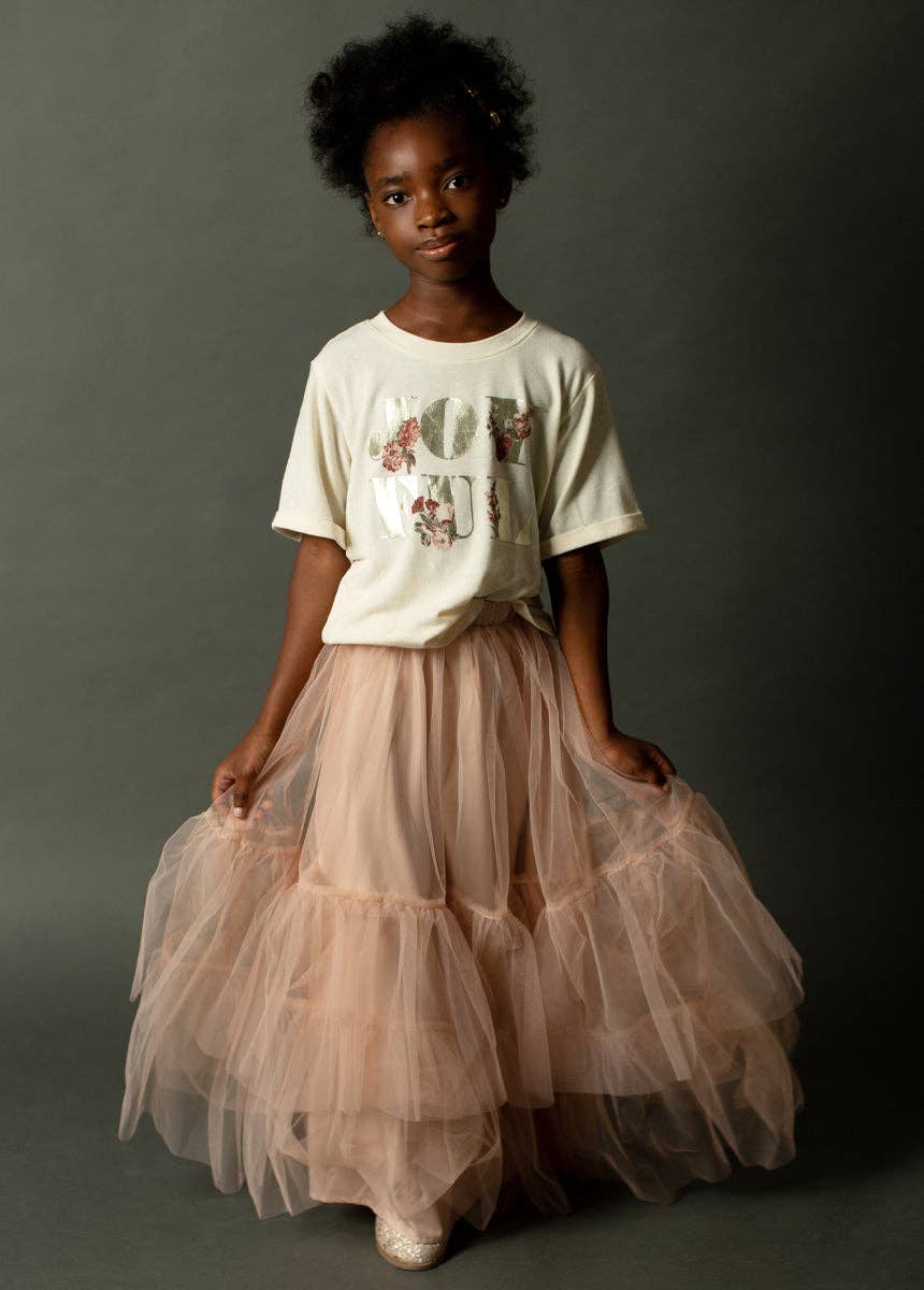 Joyfolie - Kid's Zenni Skirt in Blush