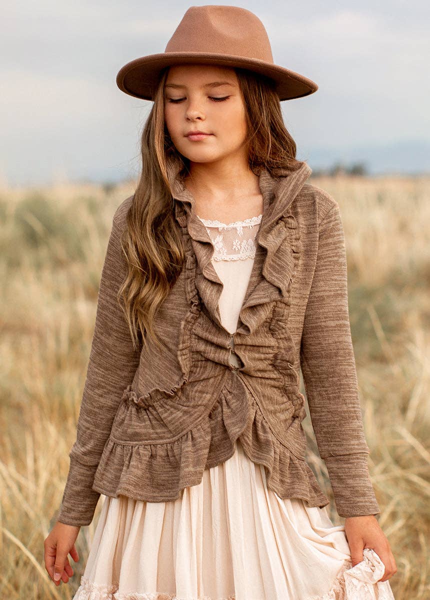 Joyfolie - Kid's Trinity Jacket in Chestnut