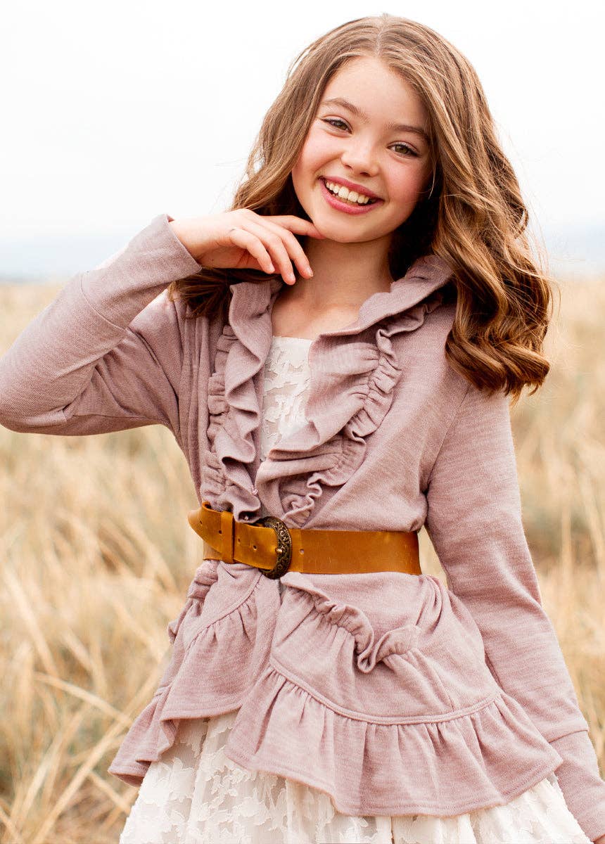 Joyfolie - Kid's Trinity Jacket in Dusty Lilac