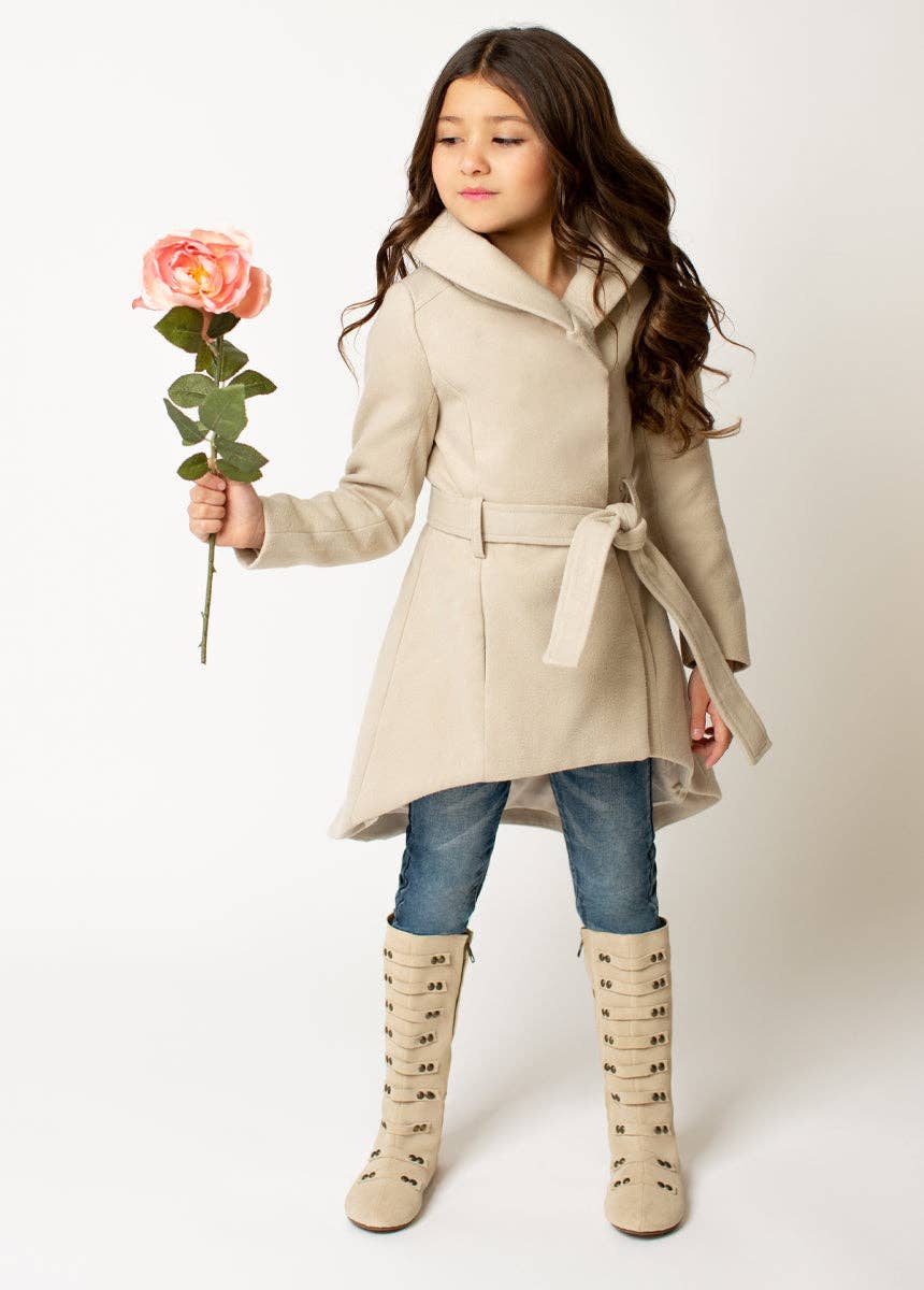 Joyfolie - Kid's Neve Jacket in Oat