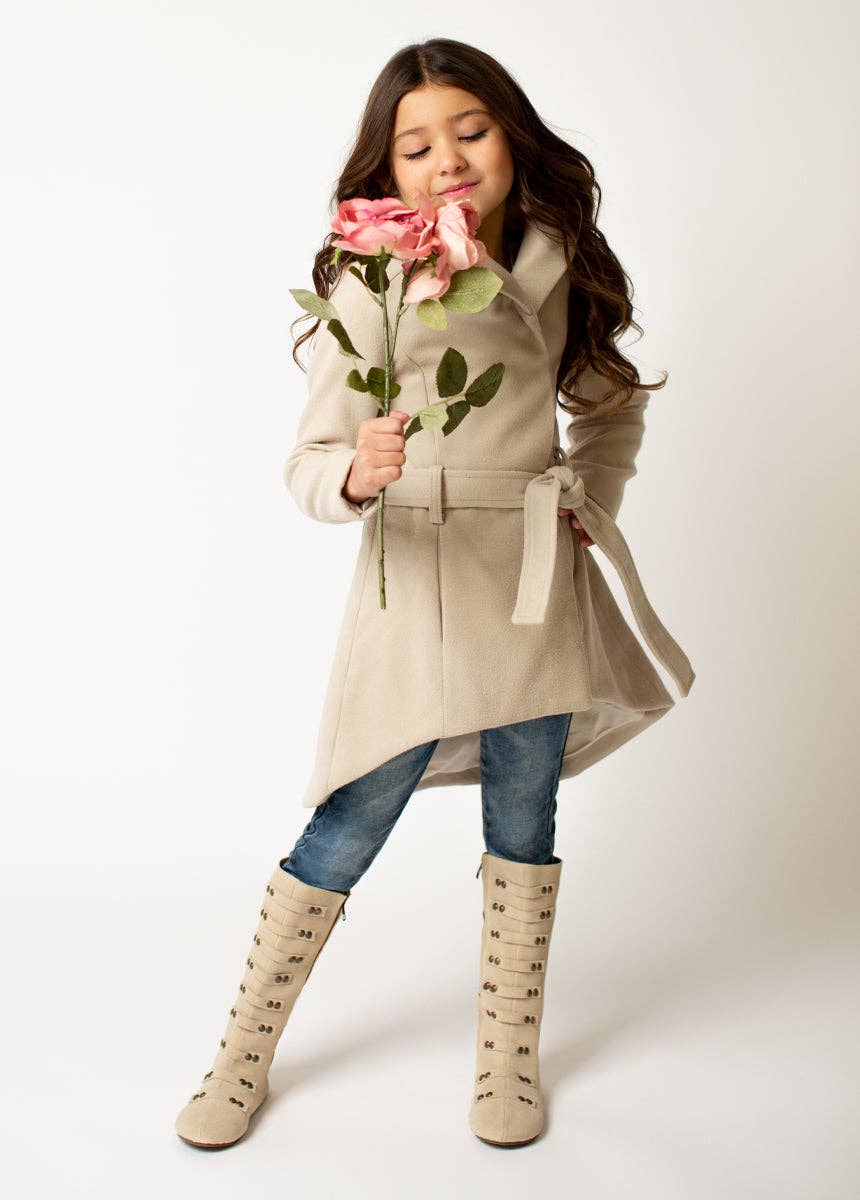 Joyfolie - Kid's Neve Jacket in Oat
