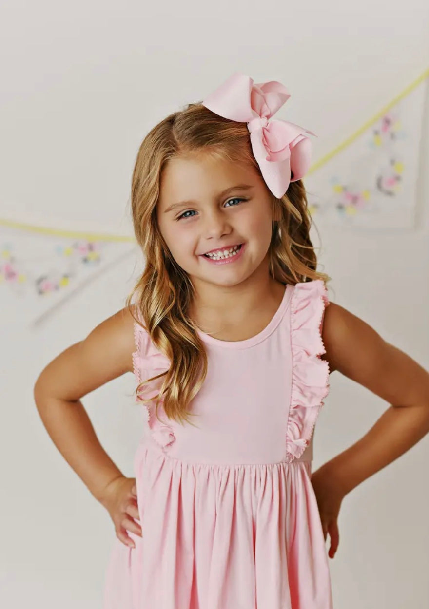 Girls Pink Bella Twirl Dress