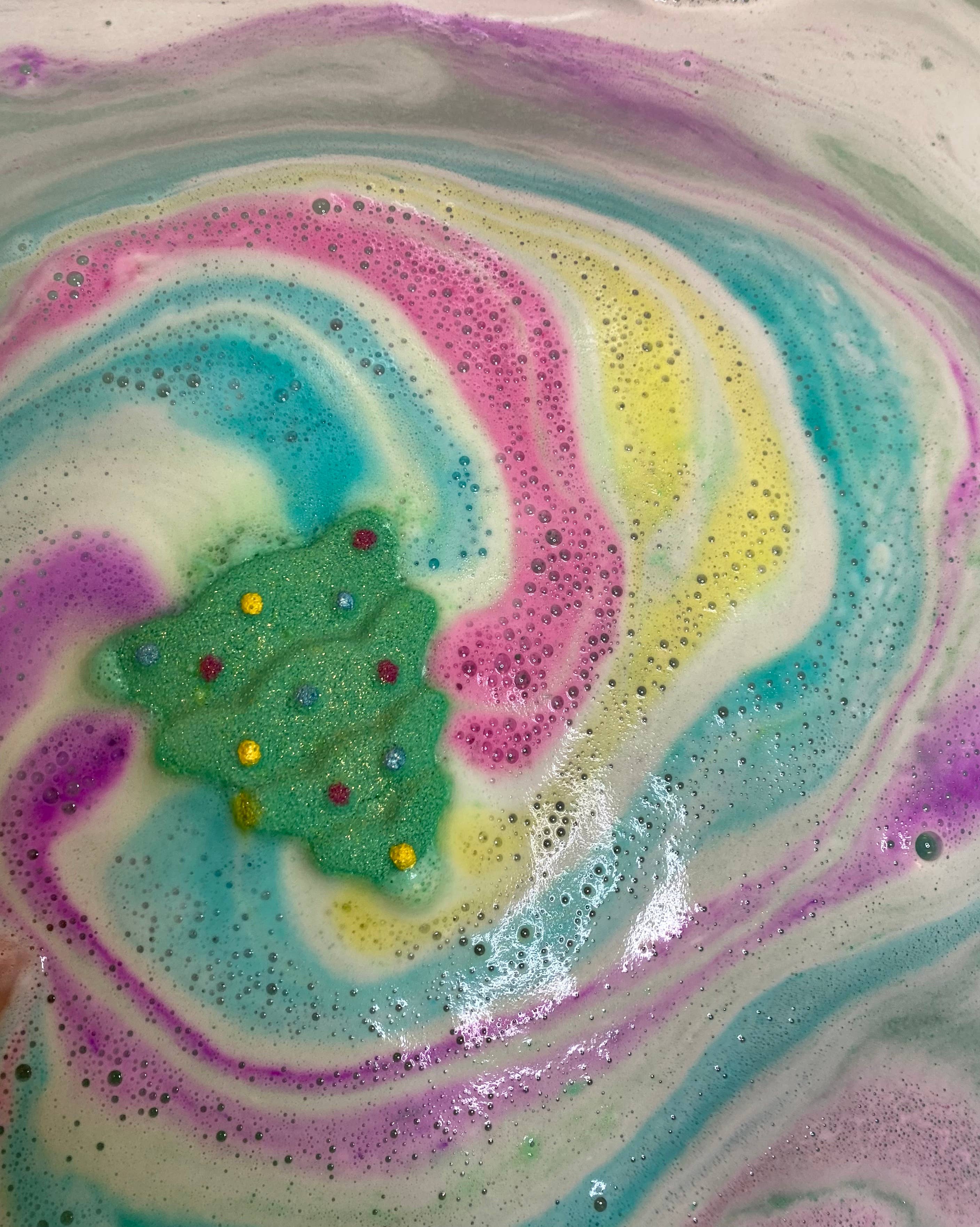 Inspiration Soap Co. - Christmas Tree Bath Bomb | Holiday Bath Bombs & Soaks
