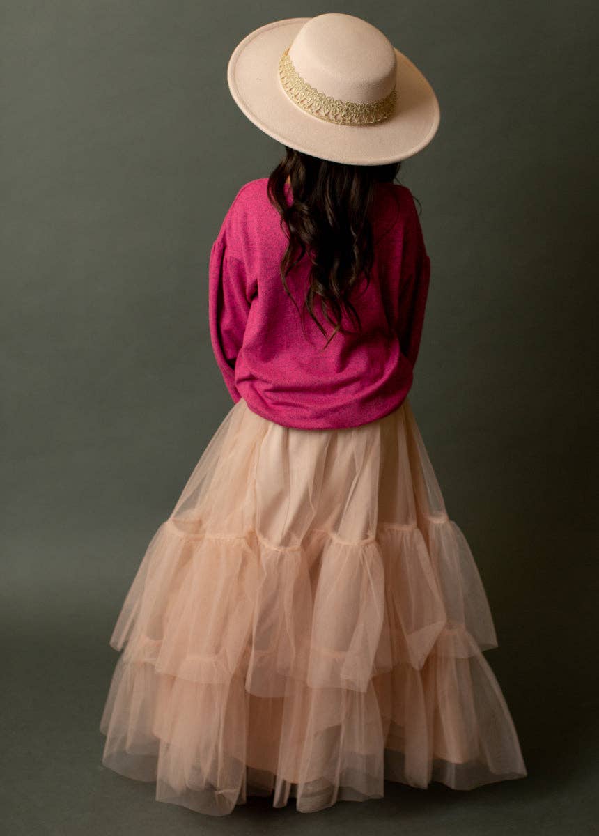 Joyfolie - Kid's Zenni Skirt in Blush