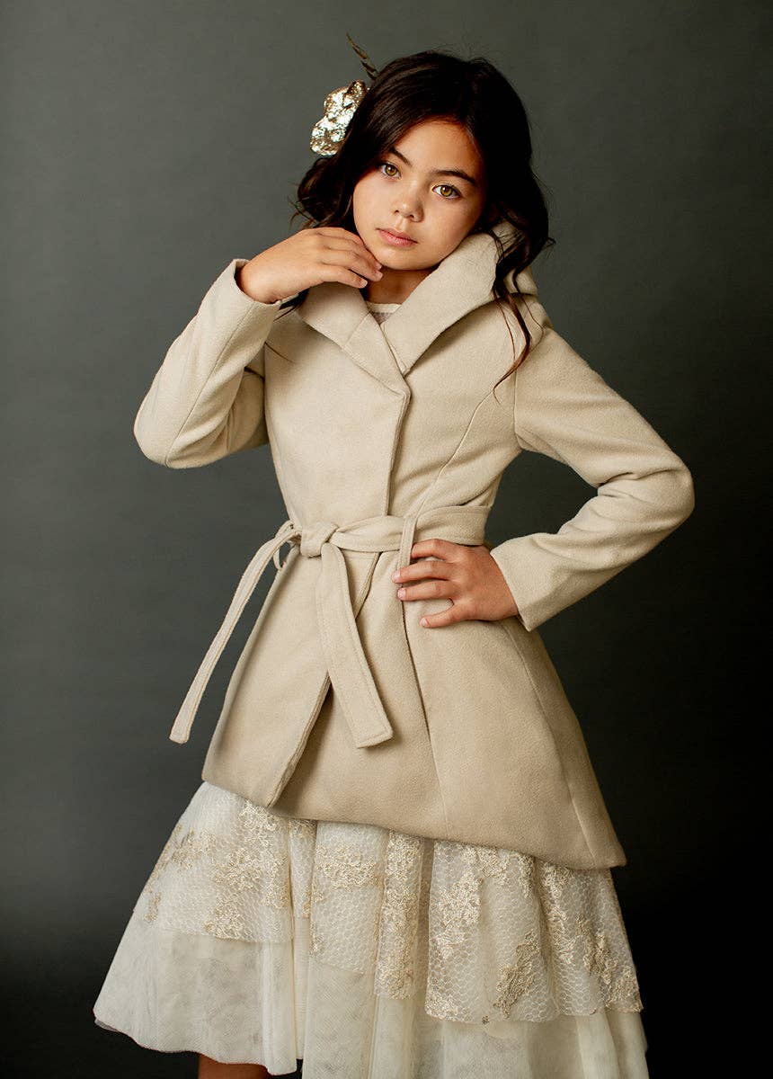 Joyfolie - Kid's Neve Jacket in Oat