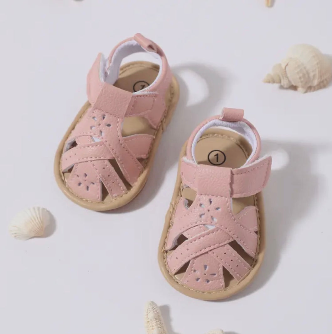 Baby/Toddler Hollow Out Solid Prewalker Shoes