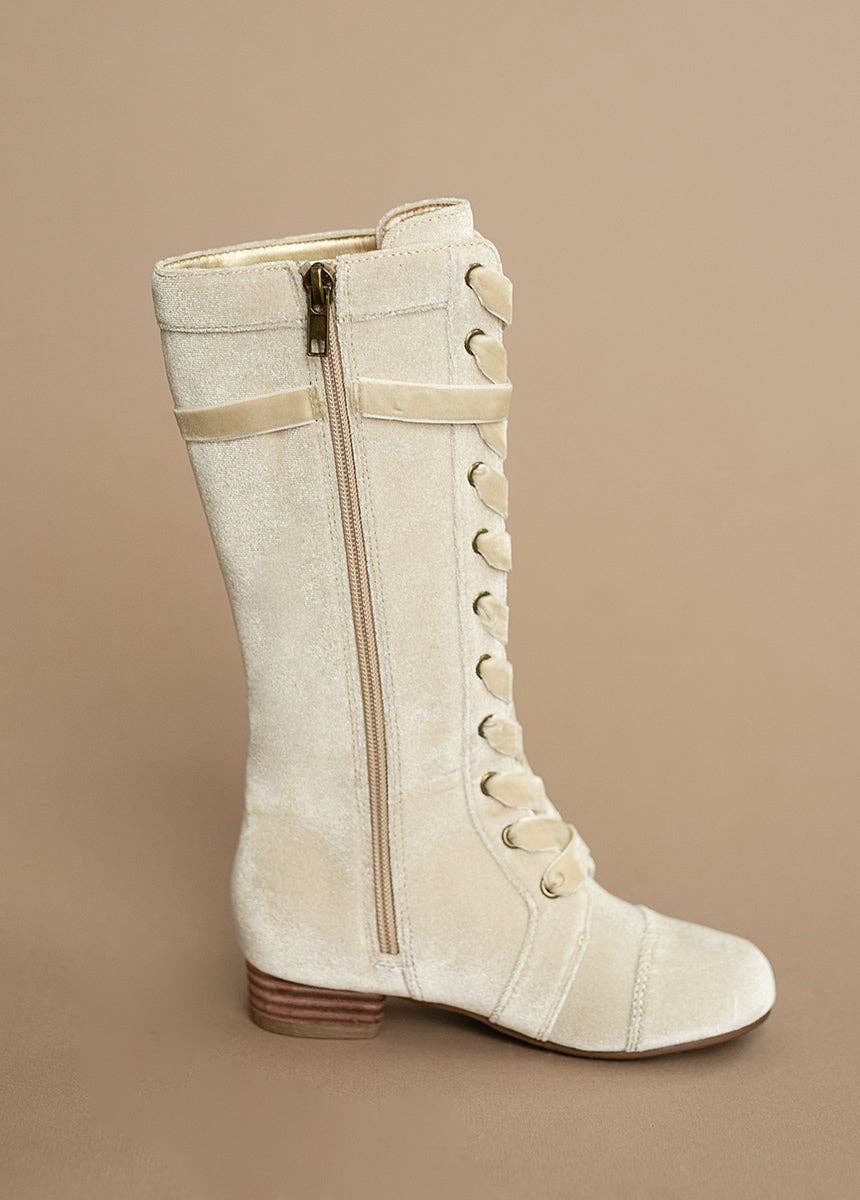 Joyfolie - Kid's Marija Tall Boot in Champagne