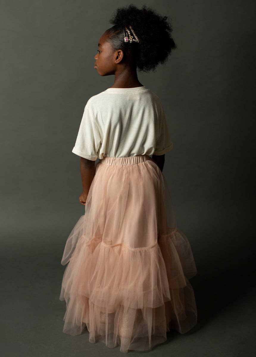 Joyfolie - Kid's Zenni Skirt in Blush