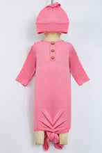 Load image into Gallery viewer, Bubble Gum Bamboo Baby Gown
