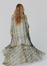 Load image into Gallery viewer, Paisley Tapestry Free Flow Duster Kimono-Olive
