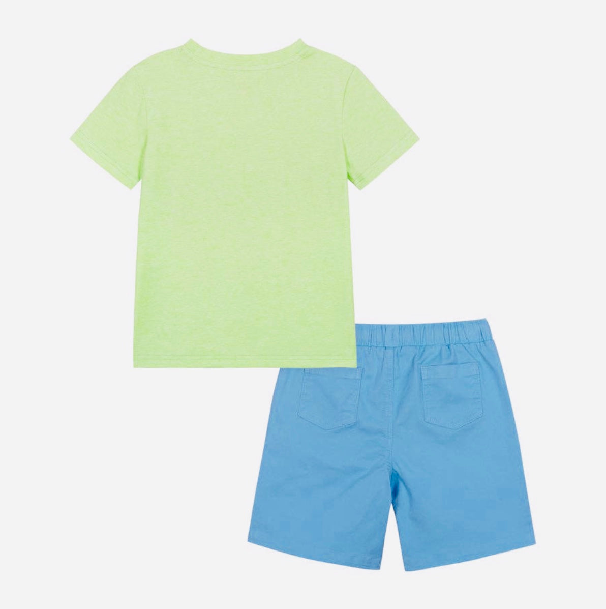 Boys Tee Set-Lt Green Dino