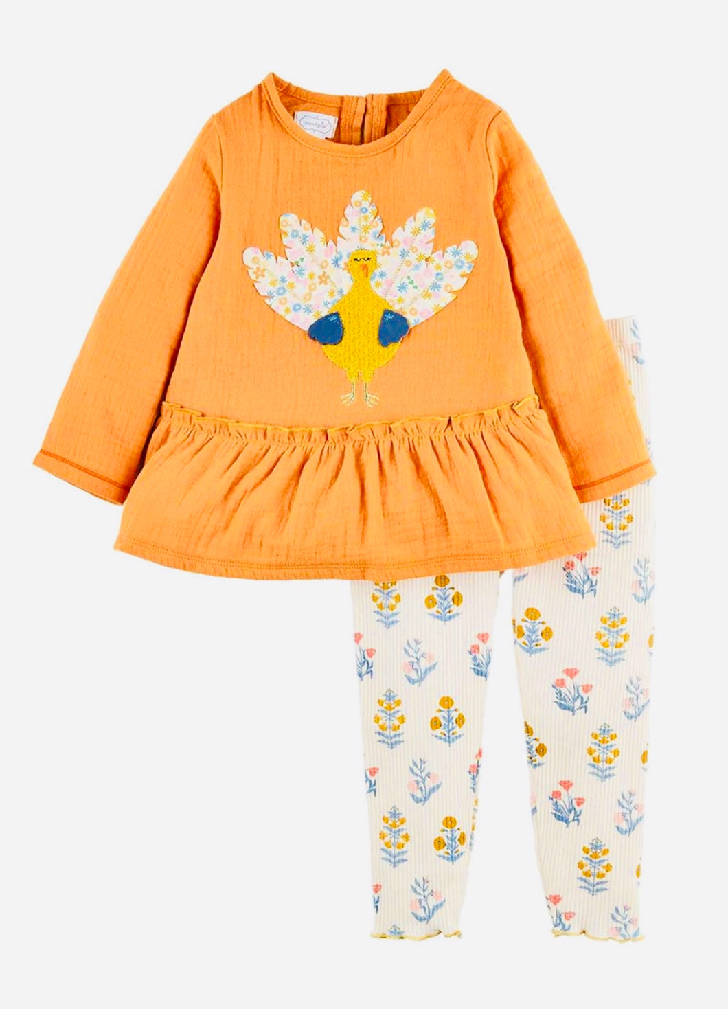 Autumn Marigold Turkey Tunic Legging Set