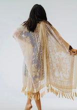 Load image into Gallery viewer, Crushin On You Velvet Kimono-Nude
