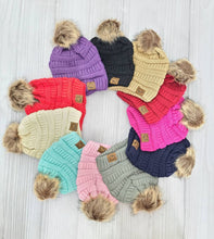 Load image into Gallery viewer, Pom Pom Beanie Hats - Kids
