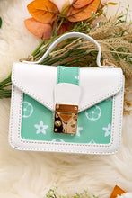 Load image into Gallery viewer, Mint &amp; White Mini Inspired Purse
