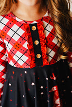 Load image into Gallery viewer, Red Reindeer Christmas Holiday Winter Dress

