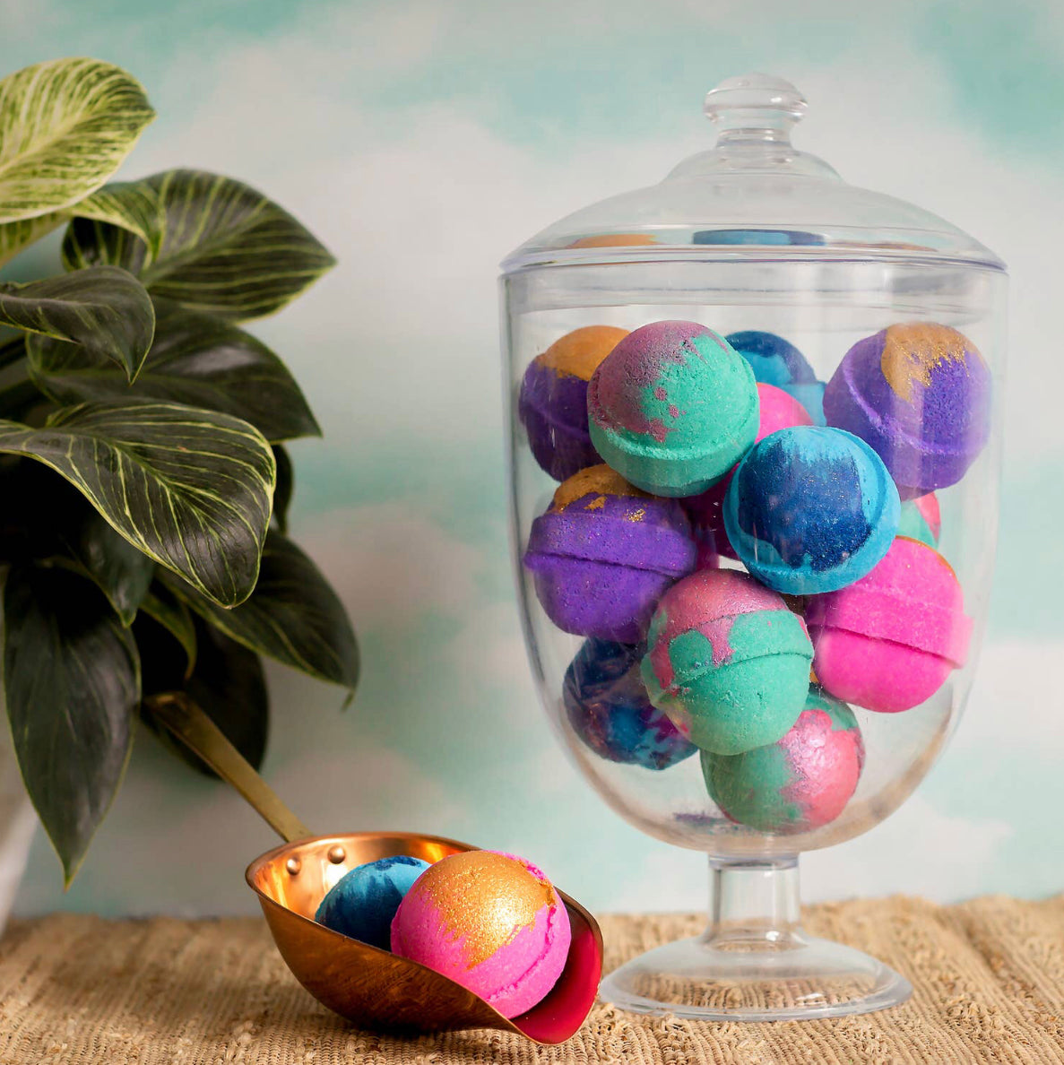 Mini mermaid bath bomb