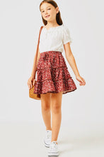 Load image into Gallery viewer, Girls Ruffle Tier Drawstring Mini Skirt
