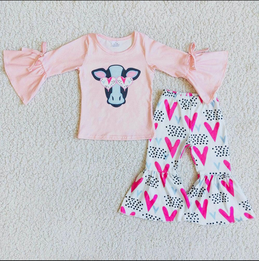 Valentines Cow Outfit